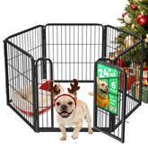 FXW Homeplus Unleashed panel-open for quick setup and breathable space for dogs