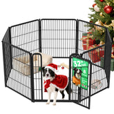 FXW Homeplus Unleashed front view shows sturdy eight-panel playpen for safe containment.