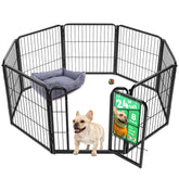 FXW Homeplus Unleashed playpen front view shows eight-panel indoor containment.