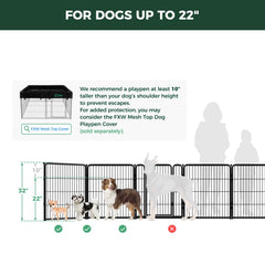 FXW Homeplus Unleashed open-gate image demonstrates easy walk-in access for dogs and owners.
