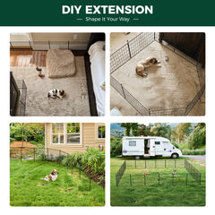 FXW MiniPaws Unleashed expandable design adapts to rooms and outdoor areas.