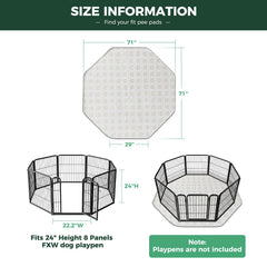 FXW reusable dog pad emphasizes eco-friendly and economy compared to disposables.