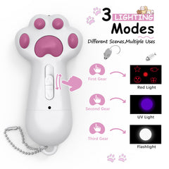 FYNIGO Interactive Cat Toy wheel-patterns demonstrates five patterns for varied play styles.