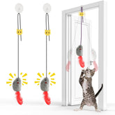 FYNIGO self-play cat toys door-hanging-mouse promote independent play and enrichment.