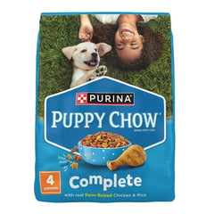 FYNORI Puppy Chow, bolsa-4lb, alimento completo para cachorros, ideal para alimentación diaria.