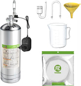 FZONE 2.5L CO2 bottle with thick-walled SUS304 for durable aquarium use