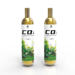 FZONE 45g disposable CO2 cartridge side view demonstrates compact design for quick setup.