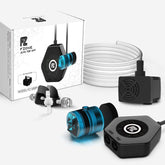 FZONE Aquarium ATO controller interface enables easy start and pause for reliable topping.