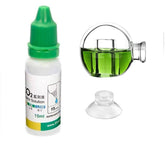 FZONE Aquatic CO2 drop checker front view showing compact sensor for tanks to provide accurate readings