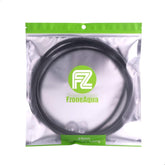 FZONE CO2-proof tubing 16ft showing kink-free black air line for reliable aquarium CO2 delivery