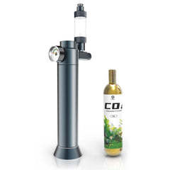 FZONE desktop CO2 system front view demonstrating compact space-saving design for nano aquariums.
