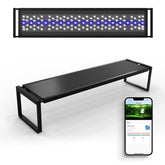 FZONE LED aquarium light full-spectrum coverage for even planted-tank illumination.