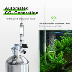 FZONE regulator and needle valve offering precise CO2 dosing for planted tanks