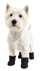 GabeFish Puppy Winter Boots side strap with adjustable Velcro for secure fit.