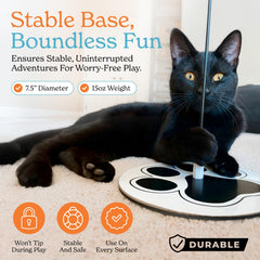 GADGETSOLOGY door-hanging cat toy setup for space-saving fun