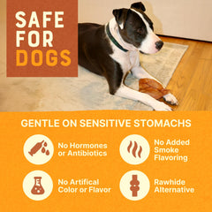 Gaines Pig Ears no additives hormones – pure pork treats without artificial flavors.
