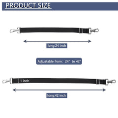 GAITWIN leg straps with heavy-duty swivel snaps for secure blanket connections