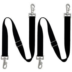 GAITWIN premium elastic leg strap side view showing flexible length for secure blanket fit