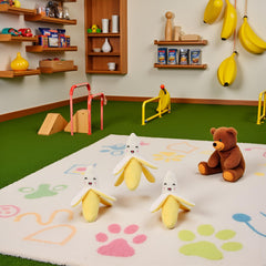 Galepromot three-piece banana set packaging view offering versatile play options