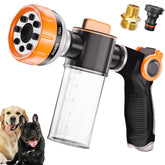 Ganciu dog wash hose attachment with 8-in-1 modes for versatile outdoor cleaning