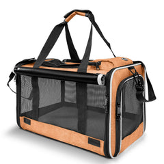 GAPZER dog carry bag top-entry view for easy pet access and quick checks