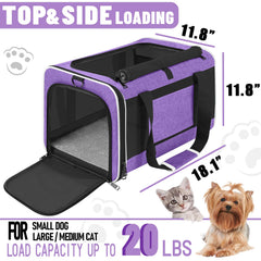 GAPZER soft-sided travel crate offers cozy, breathable comfort for pets during trips