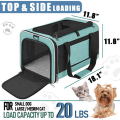 GAPZER soft cat carrier interior with pet inside for cozy journeys