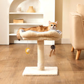 Gardner Pet 20-inch cat tree with removable top bed for easy cleaning