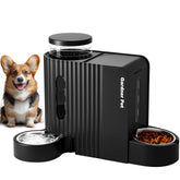 Gardner Pet automatic gravity feeder assembly enables hands-free meals for traveling families