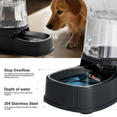 Gardner Pet 2.1-gallon capacity shown for long-lasting pet hydration