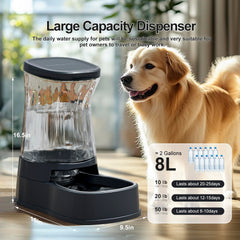 Gardner Pet dispenser base non-slip design prevents spills during drinking