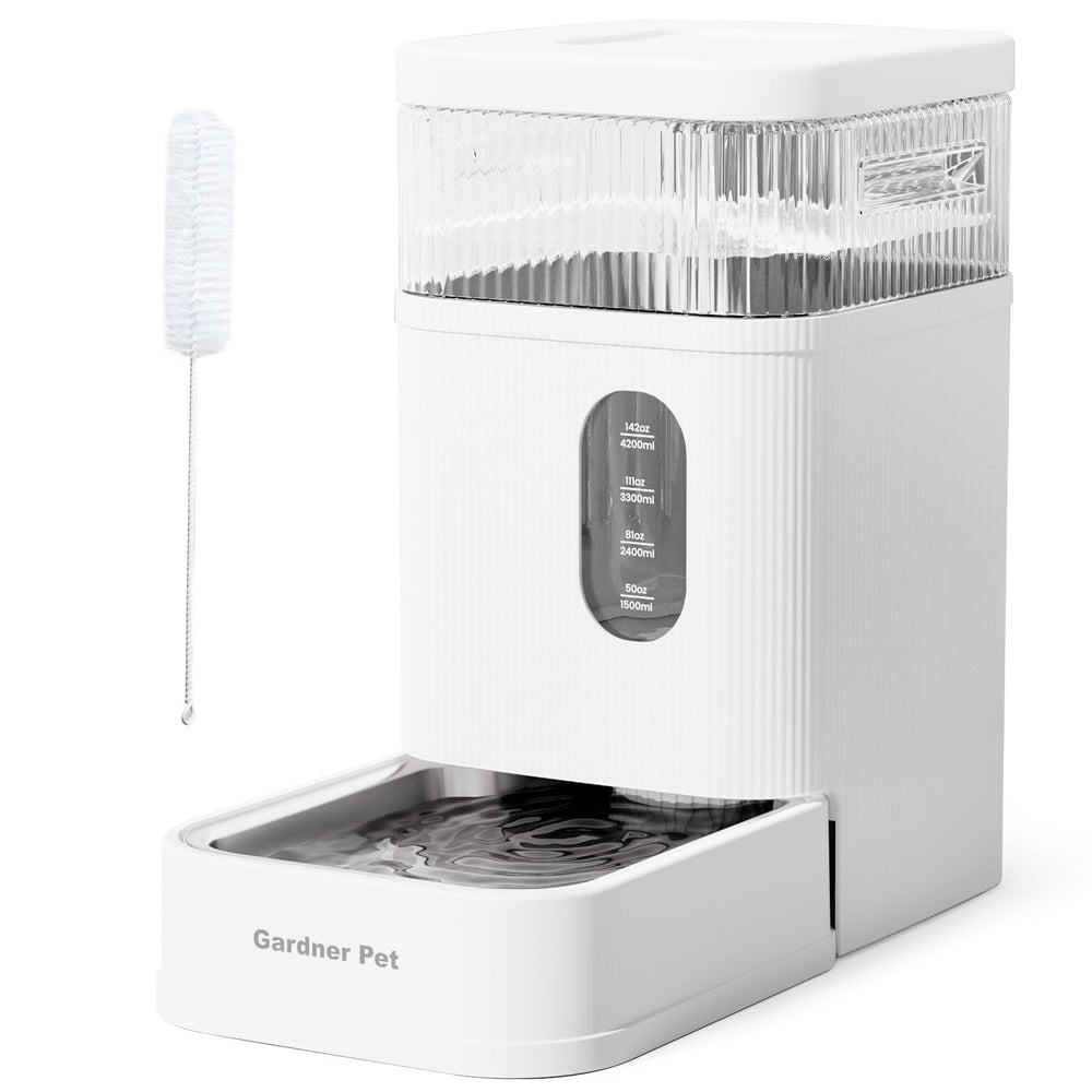 Gardner Pet automatic water dispenser with stainless steel bowl for reliable pet hydration