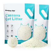 Gardner Pet Cassava Cat Litter box setup shows easy cleaning and neat corners.