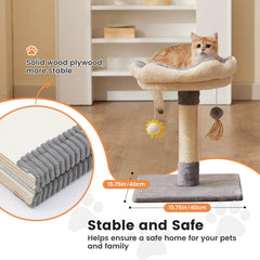 Gardner Pet compact cat perch top bed—removable for easy cleaning and naps