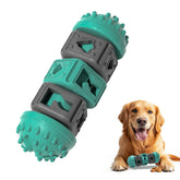 Gardner Pet dog puzzle toy green front view highlighting brain-stimulating play