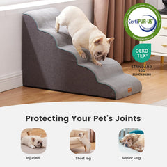 Gardner Pet dog stairs waterproof cover enables easy cleaning and durable use.