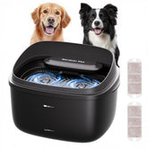 Gardner Pet dog water fountain full view highlights large 8L capacity for multiple pets.