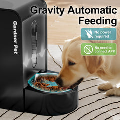 Gardner Pet food dispenser with 2.6kg capacity supports days between refills
