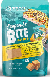 Gargeer Leopard Gecko Food 3oz powder-to-gel transformation for easy feeding