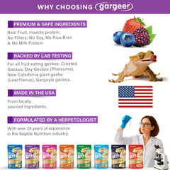 Gargeer Picky Geck Wildberry Burst USA-made packaging highlighting experienced formulation.