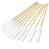 Garrelett dog ear cleaning swabs packaging highlights a 100-piece kit for convenient pet ear care.