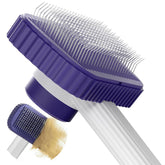 Garstor Cat Brush angled view shows comfortable grip for mats removal