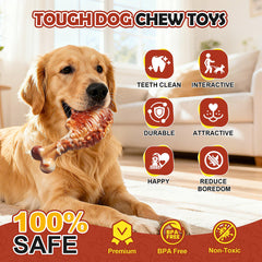 GASAPET lamb-chop chew toy with bacon flavor for motivation