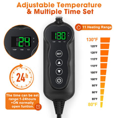 GASUR heated cat pad waterproof enclosure provides spill resistance