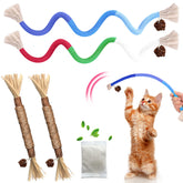GBSYU chew rope with silvervine stick packaging shows durable design for playful cats.