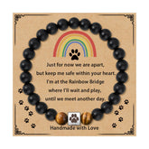 GBTBYS dog memorial bracelet paw design offers a lasting tribute to a canine friend.