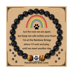 GBTBYS dog memorial bracelet paw design offers a lasting tribute to a canine friend.