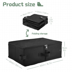 GCVOPTON litter box interior is waterproof to protect against spills.