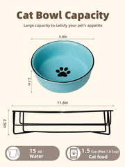 GDCZ dual-bowl design keeps food and water separated for meals.