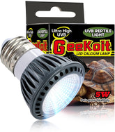 GeeKoit premium UVB desert light 5W promoting active reptile basking